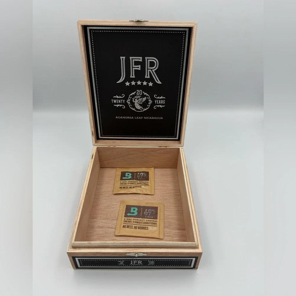 JFR 20 Years Titan Empty Wood Cigar Box 7